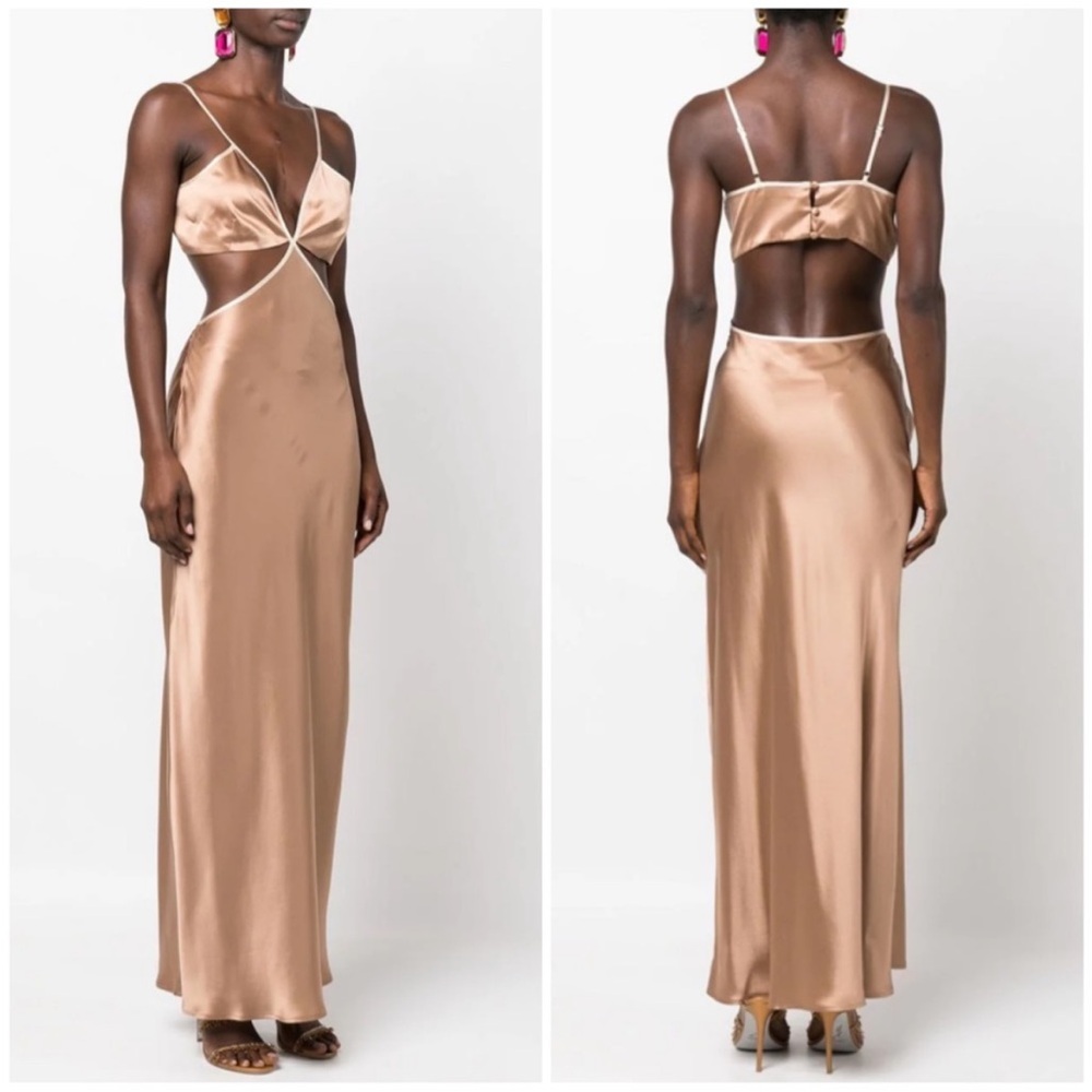 Reformation Poppies Silk Dress
